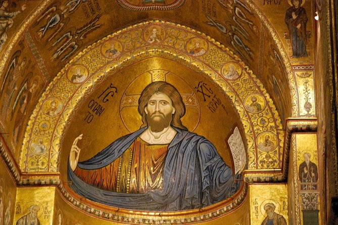 Full Day Exclusive Excursion to Monreale & Cefalù From Palermo - The golden mosaics at Cattedrale di Monreale