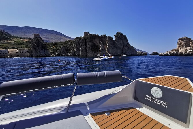 Full Day Private Boat Tour San Vito Lo Capo - Castellammare - Leaving San Vito lo Capo and passing the tuna fisheries