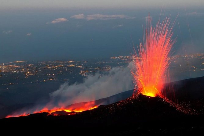 Full day tour of Etna and Alcantara - Walking across Etna’s black volcanic craters