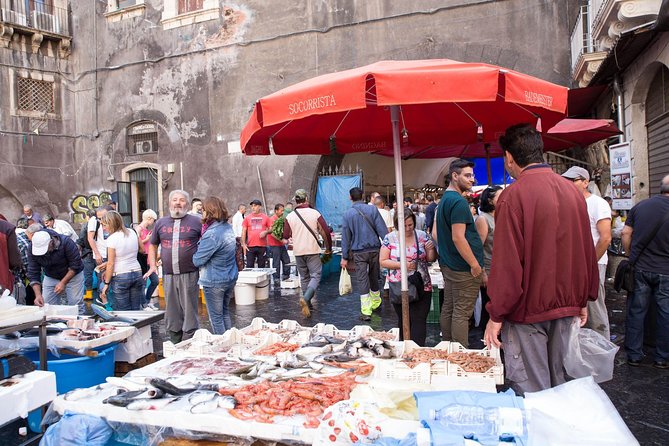 Gastronomic Street Food Tour of Catania - La Pescheria, where the tour finds its strongest setting