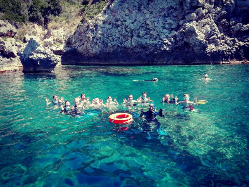 Giardini Naxos: Boat Trip Isola Bella with Snorkeling - Leaving Giardini Naxos with Mount Etna behind you