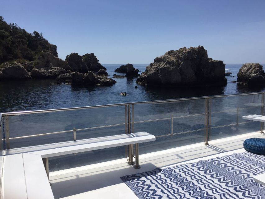 Giardini Naxos: Boat Trip Isola Bella with Snorkeling - Isola Bella after 30 minutes on the water