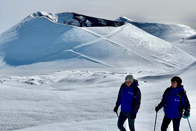 Hike near the summit craters up to the maximum safe altitude currently foreseen - The descent is part of the experience