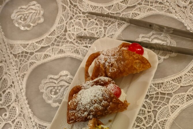 In Palermo we prepare our Sicilian dinner together - Tiramisu with coffee, ladyfingers, and mascarpone