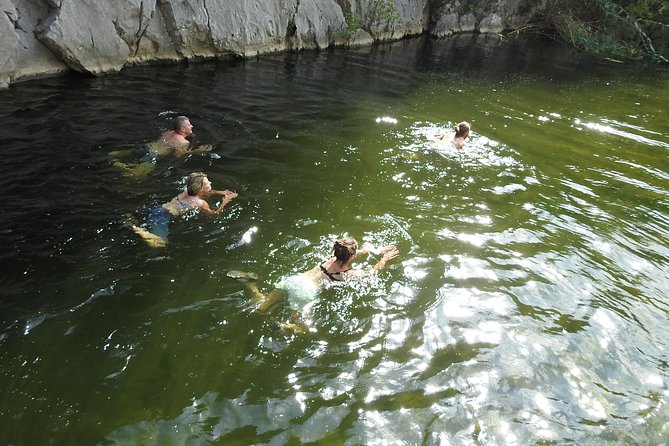 Inflatable boat excursion Gole di Tiberio on the Madonie near Cefalù - Walking the Pollina River and Reaching the Water