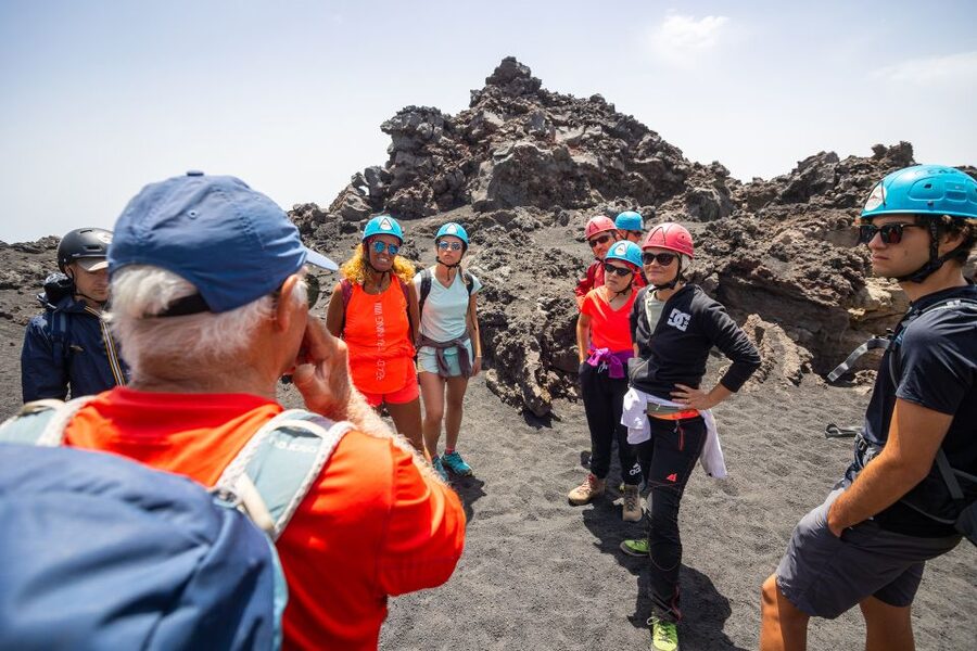 Mount Etna: Guided Volcano Summit Hiking Tour with Cable Car - Walking through the 2002 and 2003 eruption zone