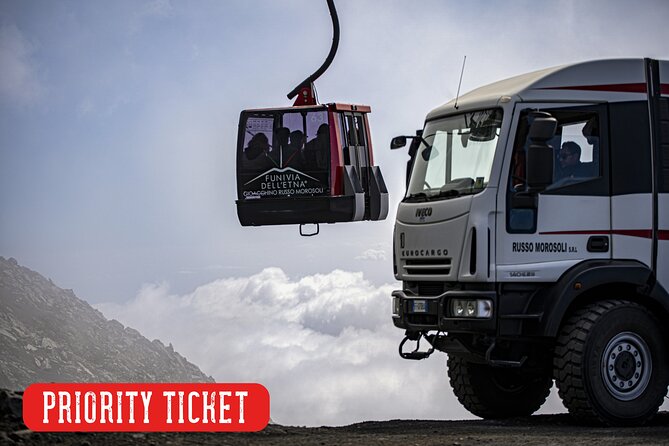 Mount Etna South Slope: Ticketing for the Etna Cable Car - What the $64.96 price really buys you