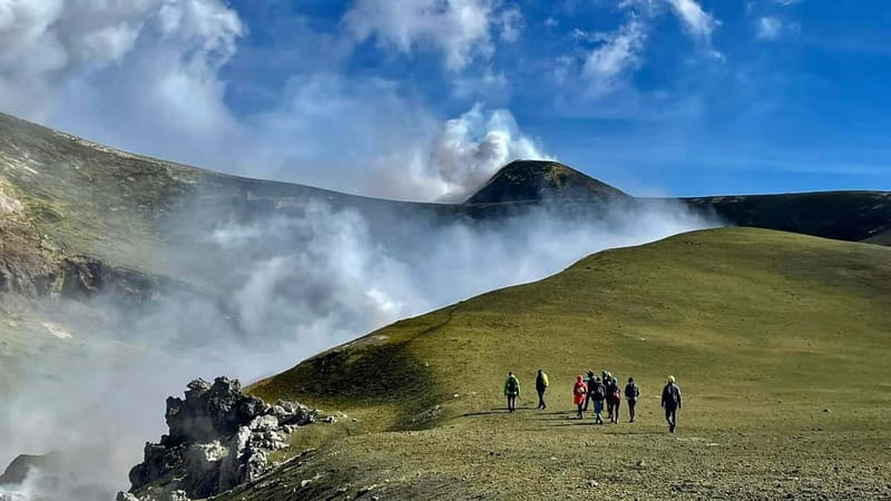 Mount Etna: Summit Trekking Tour - Walking across lava fields for about 100 minutes