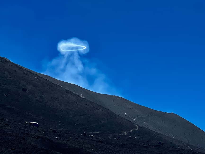 Mount Etna: Tour to the Summit Craters by Cable Car - Walking toward the central crater