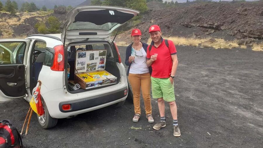 Mount Etna: trek with vintage car, tasting sicilian produtcs - What the $84.96 price gets you