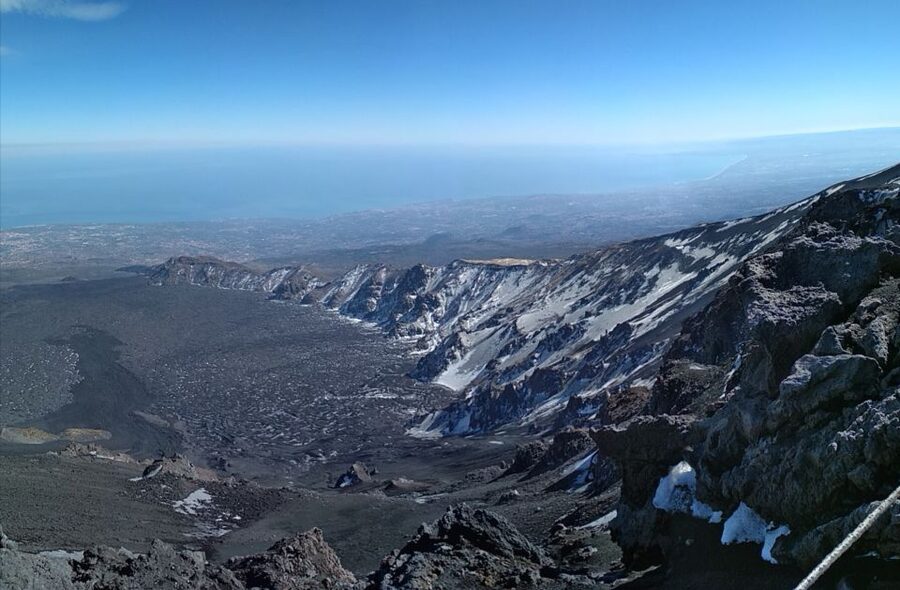 Mt Etna: Winter Trekking Tour with Optional Catania Transfer - The Valle del Bove and its one-hour pause