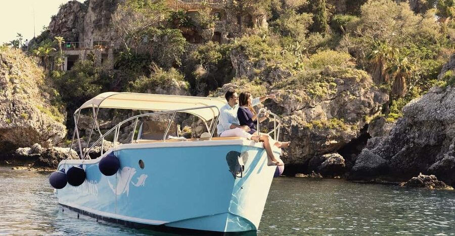 Naxos: Cruise on Isola Bella with swimming, fruit & prosecco - The swimming stop in clear coastal water