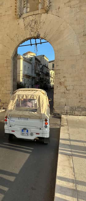 ORTIGIA tour by tuk tuk - ape calessino 1 hour - Why an Ape Calessino works well in Ortigia