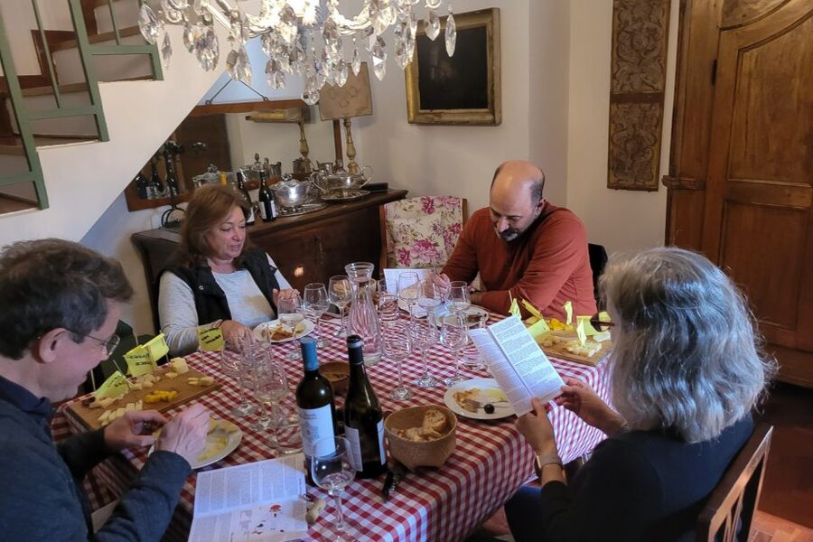 Palermo: 2-Hour Sicilian Cheese and Wine Tasting Tour - Black bread, salad, caponata, and homemade extras