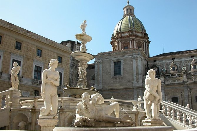 Palermo and Cefalù Day Trip from Taormina - Capo Market: atmosphere, not a long lunch stop