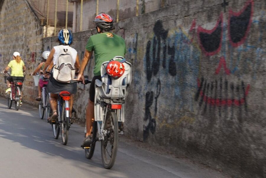 Palermo: Anti-mafia Bike Tour - Piazza Magione and the old-city beginning