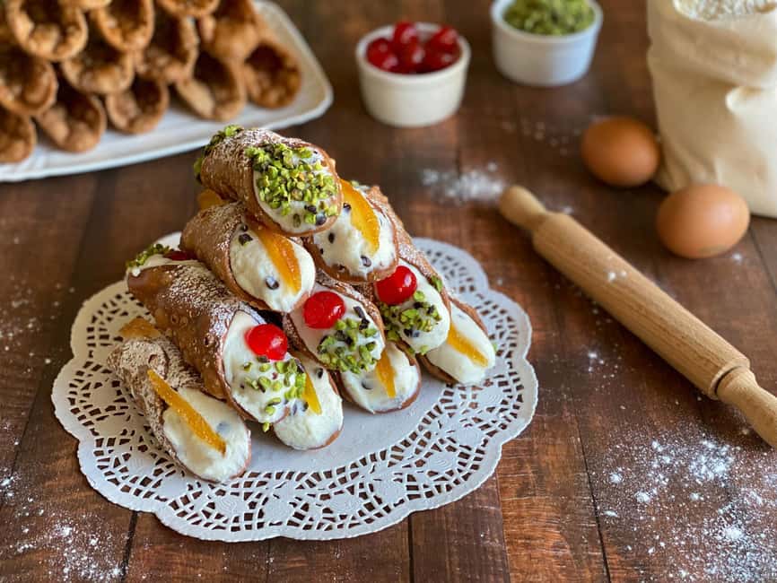 Palermo: Cannolo & Cassata MasterClass - Making Cannoli with Sheep Ricotta