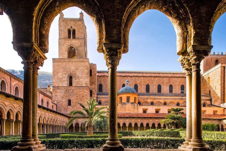 Palermo: CruiserCar Tour of Old Town, Monreale & More - Monreale Cathedral and the golden mosaics