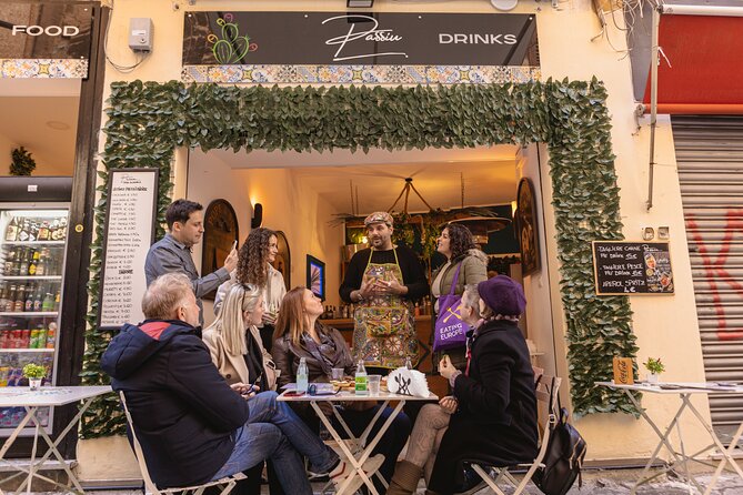 Palermo Evening Food & Wine Tour with Eating Europe - Il Pipino Rosso, panelle, and a former brothel