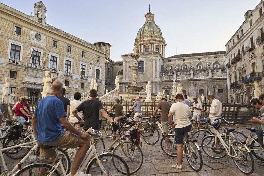 Palermo: Guided Bike Tour with Street Food Tasting - Starting near Palermo’s central station