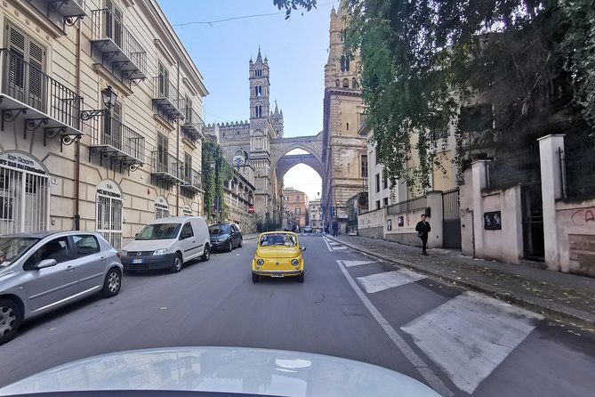 Palermo & Mondello: Vintage Fiat 500 Sightseeing Tour - Cathedral and Teatro Massimo