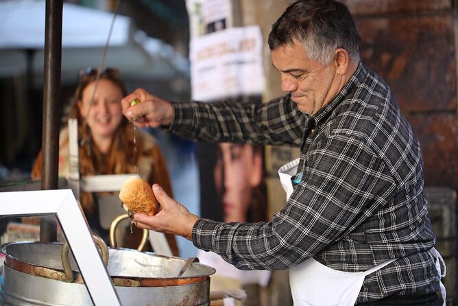 Palermo Original Street Food Walking Tour by Streaty - Ending with cannoli, gelato, or granita