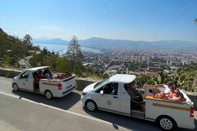 Palermo: Panoramic Mount Pellegrino in CruiserCar - Mondello gives you Palermo by the water