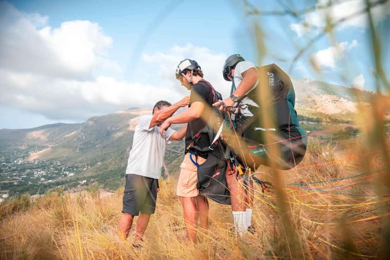 Palermo: paragliding flight with instructor foto and video - The tandem flight and the feeling of freedom