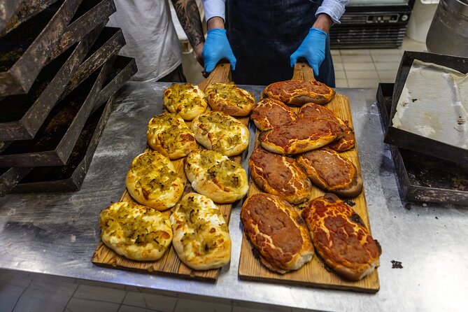 Palermo Street Food & Market Tour by Eating Europe - Sfincione at Forno Storico Pietro Marino