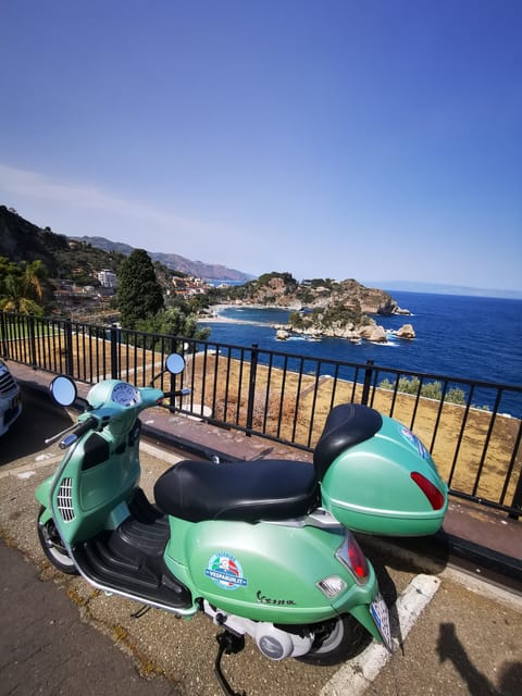 Panoramic Vespa tour of Taormina, Castelmola and White Lotus series locations - The ride from Giardini Naxos to Taormina