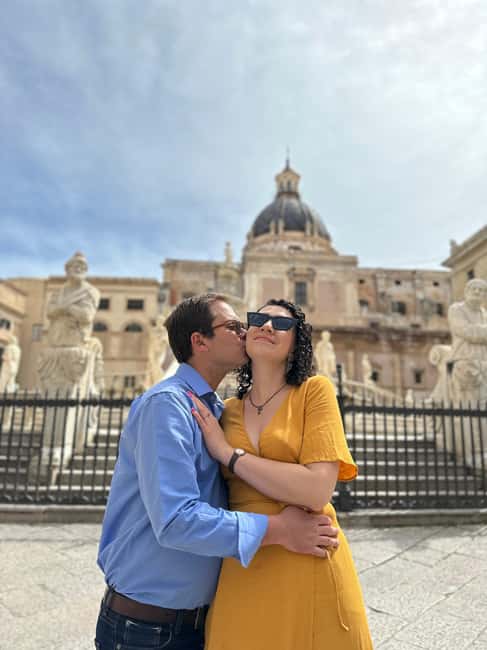 PHOTOSHOOT IN PALERMO - Piazza Pretoria, Fountains, and a Larger Set of Images