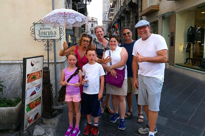 Private Taormina Walking Tour & Greek Theatre - The view toward the coast and Mt. Etna