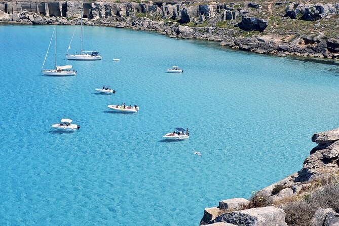Private Tour Half Day Boat Trip in Favignana from Trapani - Cala Rossa and the coast near Bue Marino