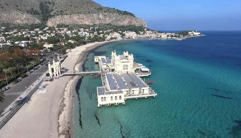 Relax in Mondello and Sanctuary in Monte Pellegrino - Leaving Piazza Verdi at 13:30