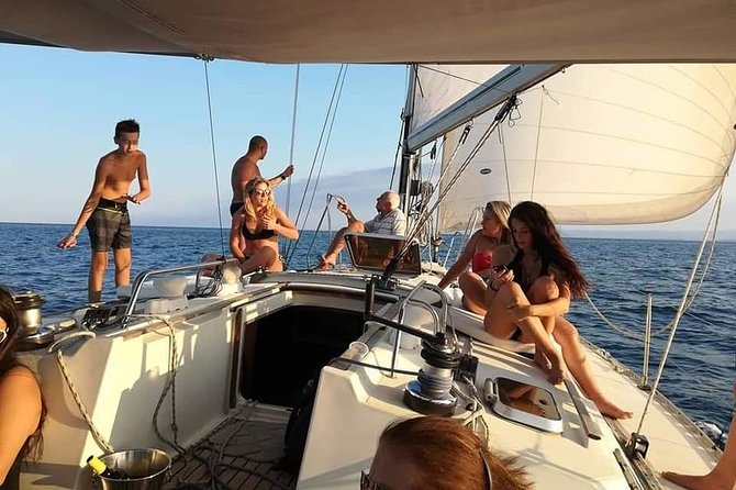 Sailing tour at sunset in catania - Lava flows and Mount Etna at sunset