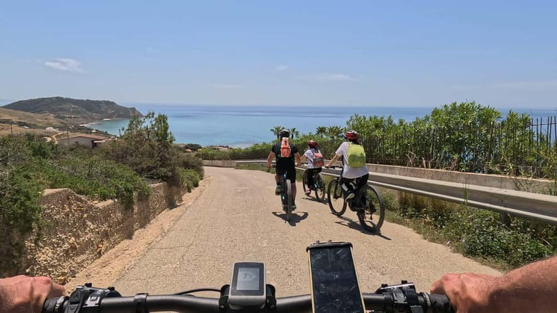 Scala Dei Turchi: E-BIKE TOUR Hidden Beaches, Sea, Relaxation [+SNORKELING ] - Riding the latest-generation e-bikes