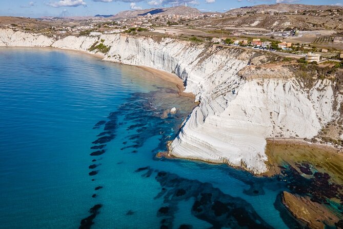 Scala dei Turchi in 3.5 hours, boat tour with stops for swimming - Faro di Capo Rossello: a swim beneath the lighthouse