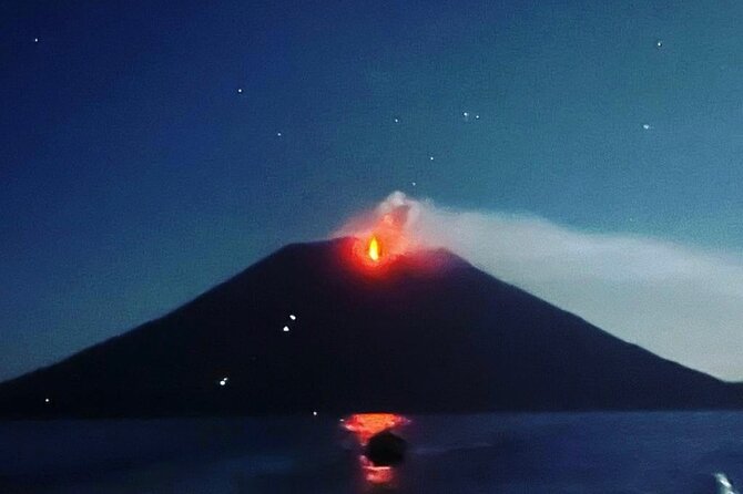 Sciara del Fuoco from the sea, night tour SMALL GROUP - Price and Value at $67.36