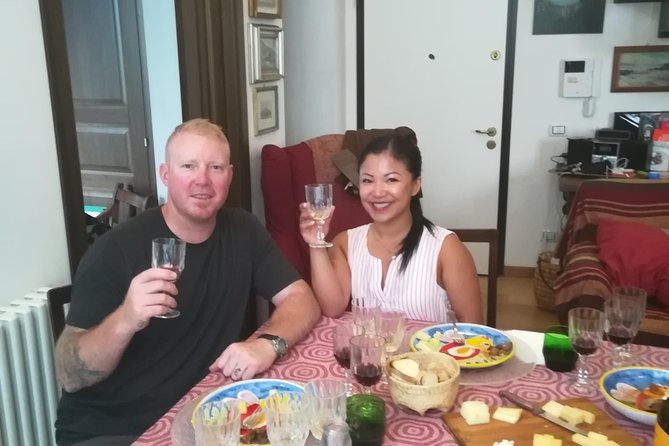 Sicilian Wines and cheeses Tasting in Palermo - Caponata, cassata, and food made at home