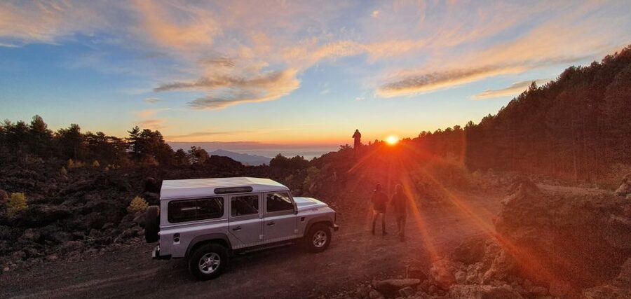 Sicily: Mount Etna 4x4 Jeep Tour with Lava Caves & Forests - Walking the Sartorius Mountains