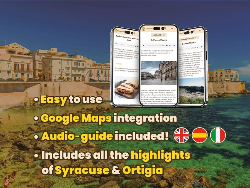 Siracusa: Digital guide made with a Local for your tour ! - Key points to know before booking