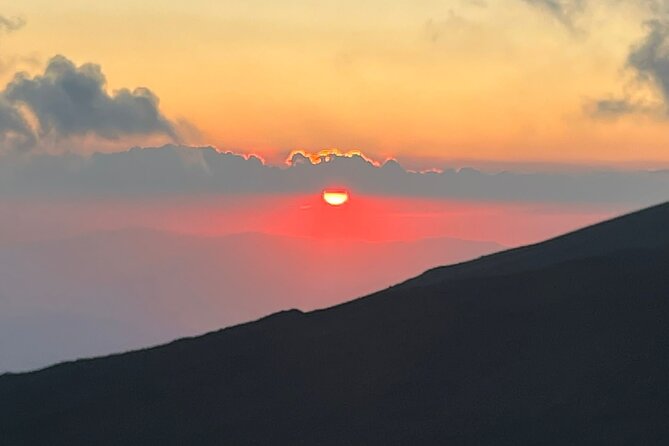 Sunset Mount Etna Tour from Taormina - Sunset above the clouds