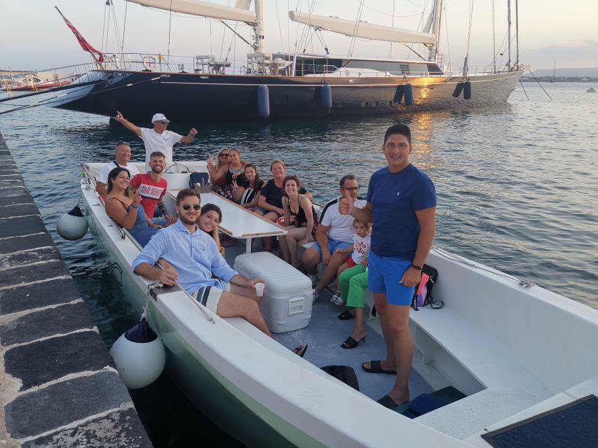 Syracuse: Ortigia Sunset Cruise with Aperitif - A Sicilian Antipasti Board and Prosecco
