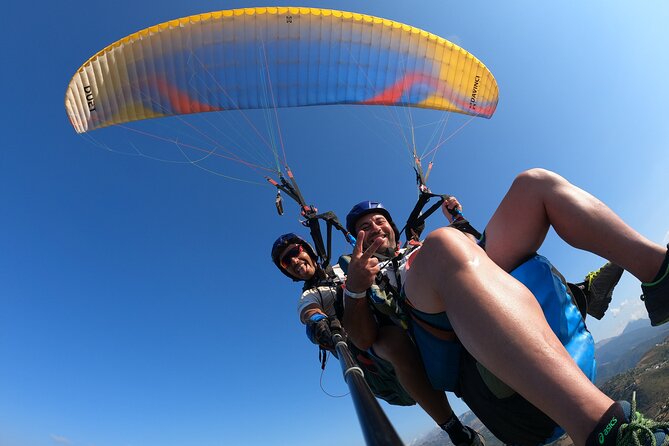 Tandem Paragliding Flight in Taormina - From Letojanni to the launch point