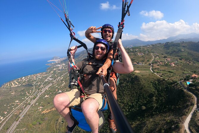 Tandem Paragliding Flight in Taormina - GoPro photos and video included