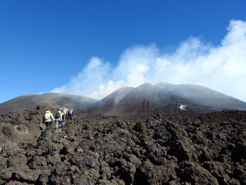 Taormina and Catania: Private guided Etna hike by cable car - Walking beside the 2001 eruption craters