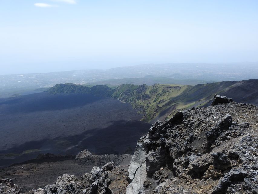 Taormina and Catania: Private guided Etna hike by cable car - Descending through volcanic ash