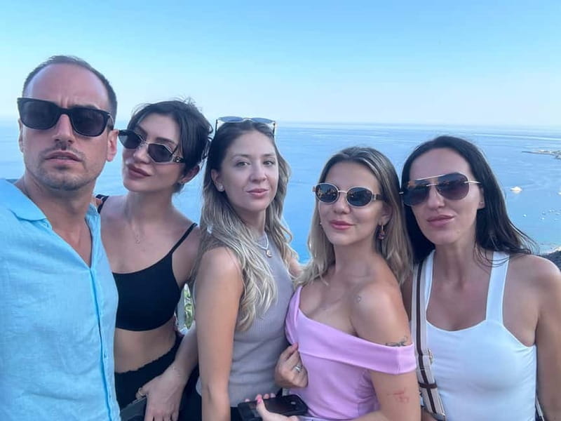 Taormina: exclusive tour with food, drinks, and sunset, pick-up from Catania - Granita, brioche, coffee, and cannoli