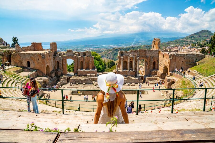 Taormina: Historical Highlights Private Guided Walking Tour - The Ancient Theatre and the Bay of Naxos