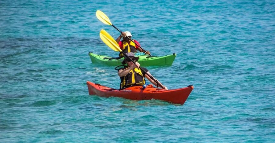 Taormina Kayak Adventure - Naxos Bay and the Mount Etna view